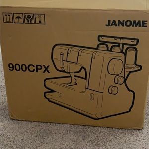Janome 900cpx cover stitch...